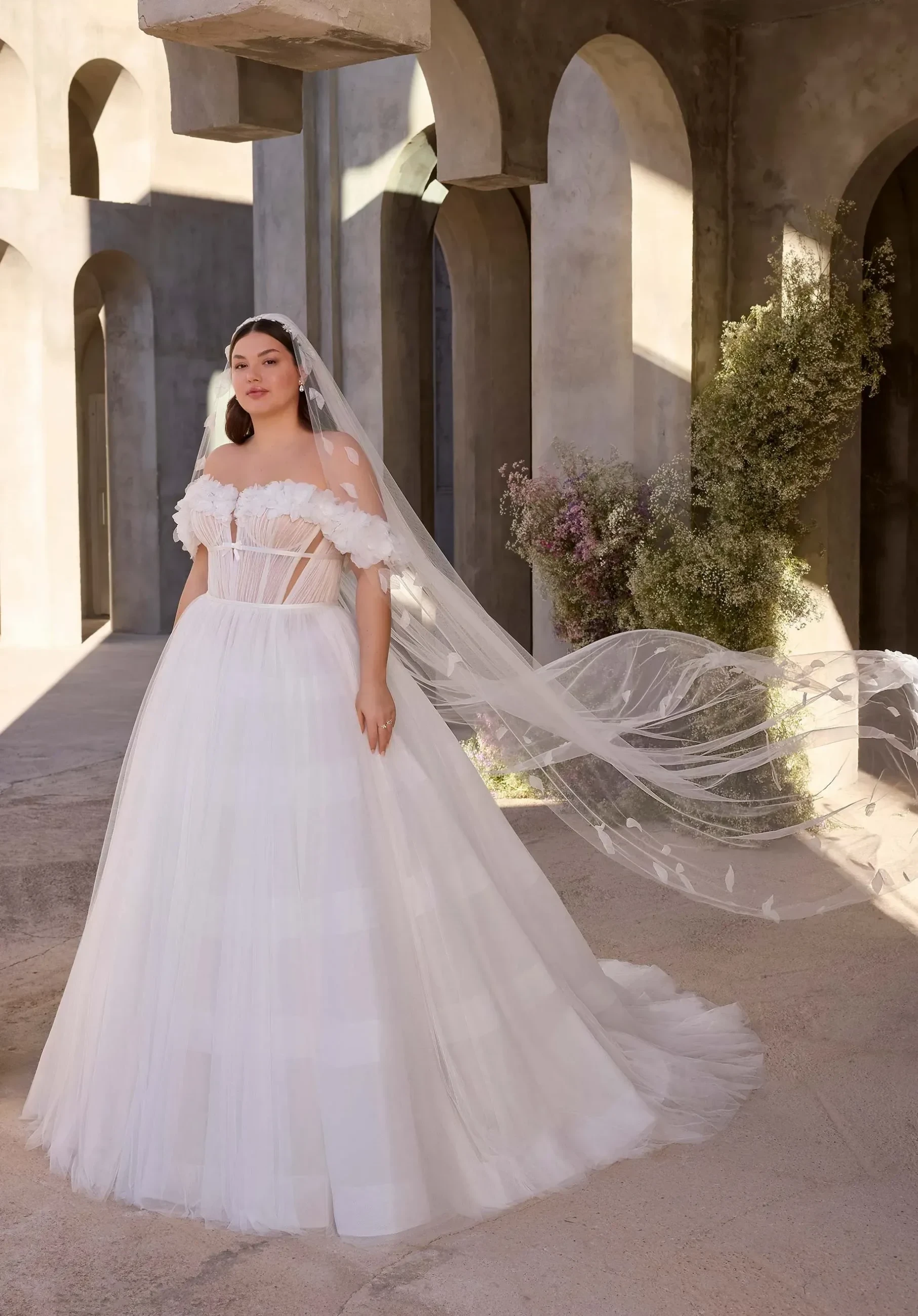 morilee plus size wedding gown