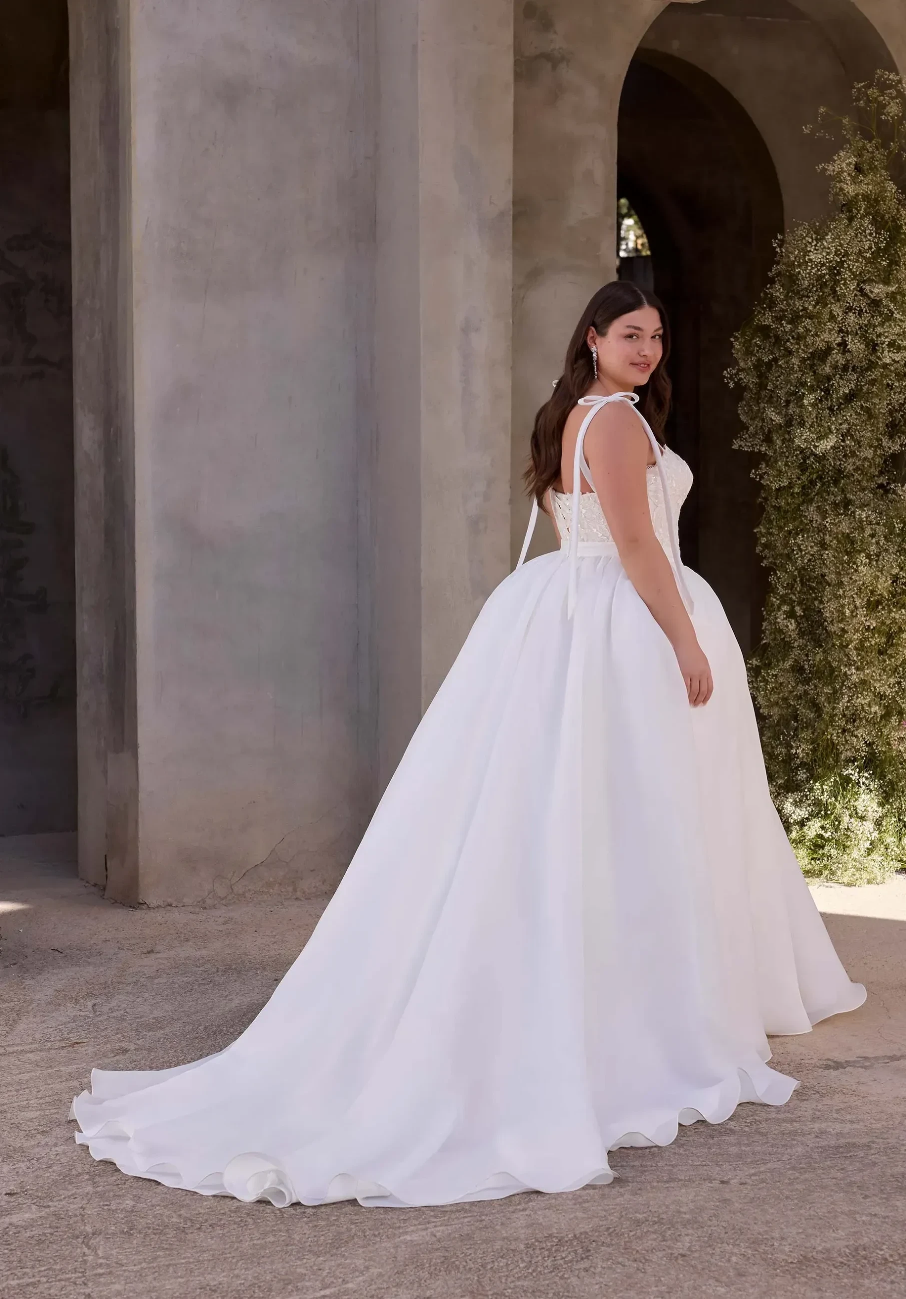 morilee plus size wedding gown