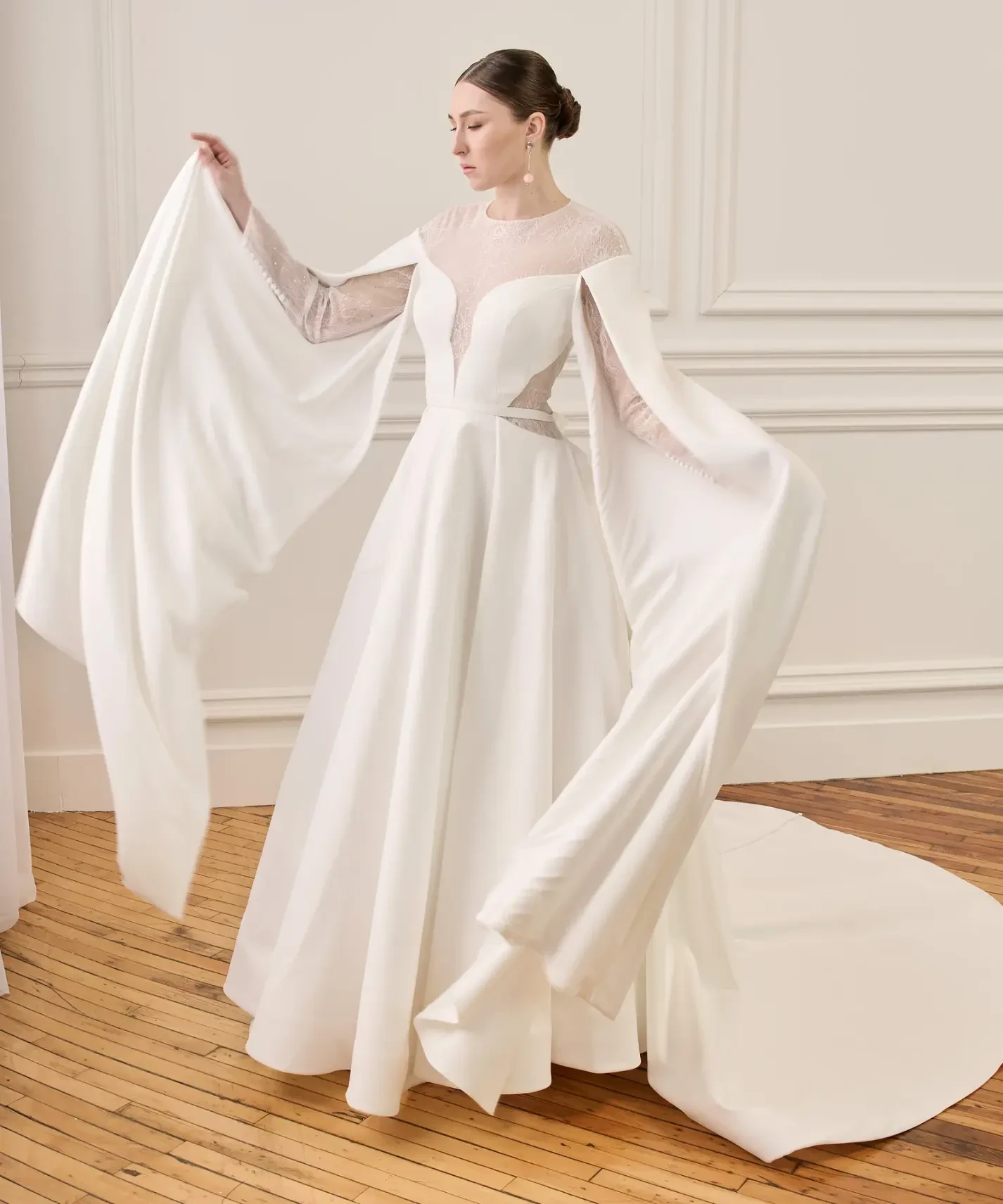 modest wedding gown