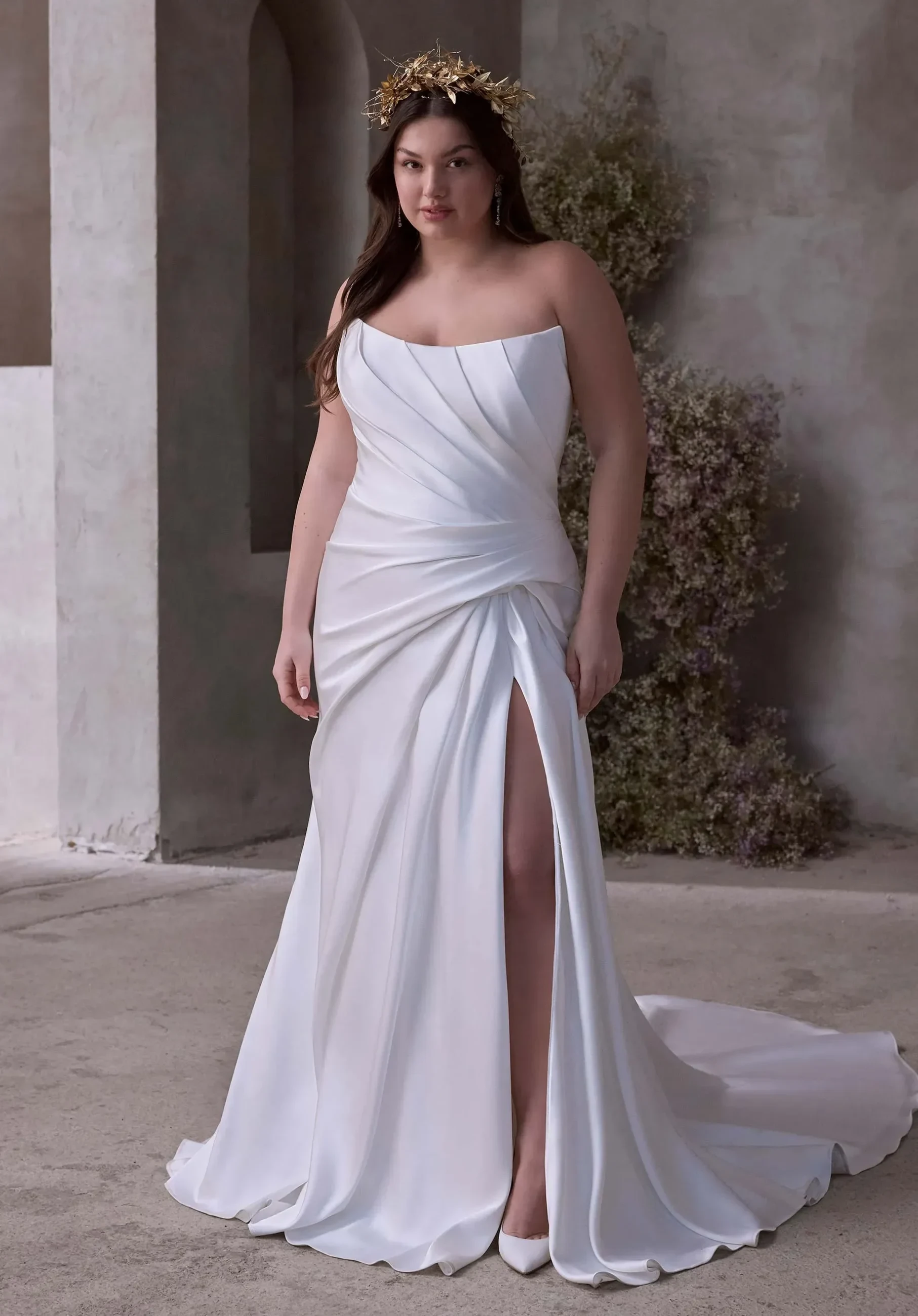 morilee plus size wedding gown