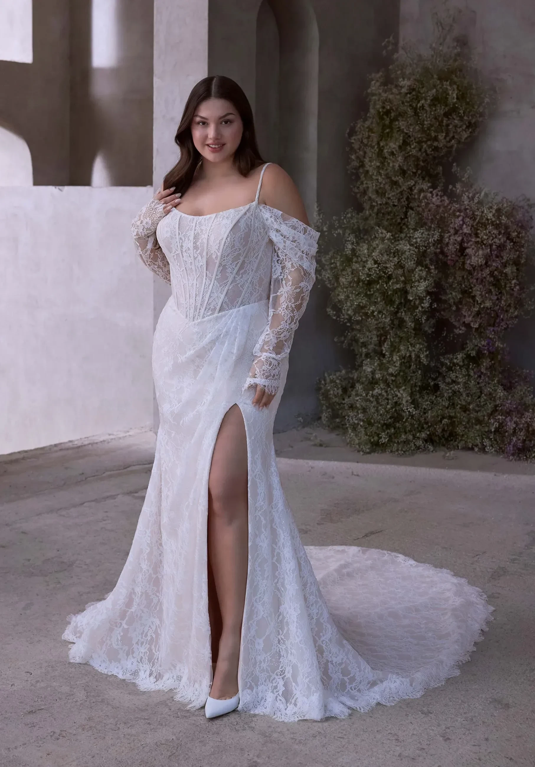 morilee plus size wedding gown