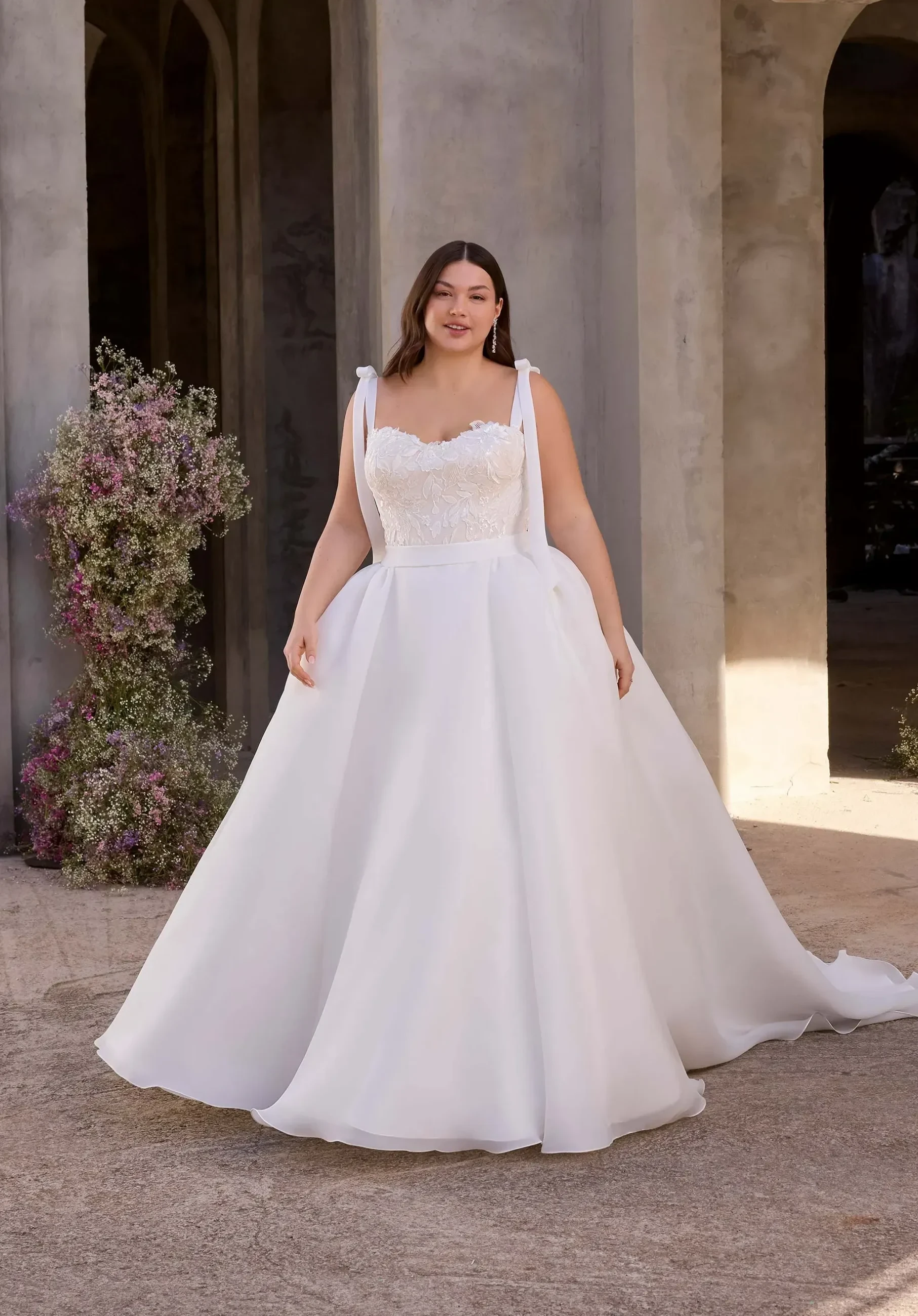 morilee plus size wedding gown