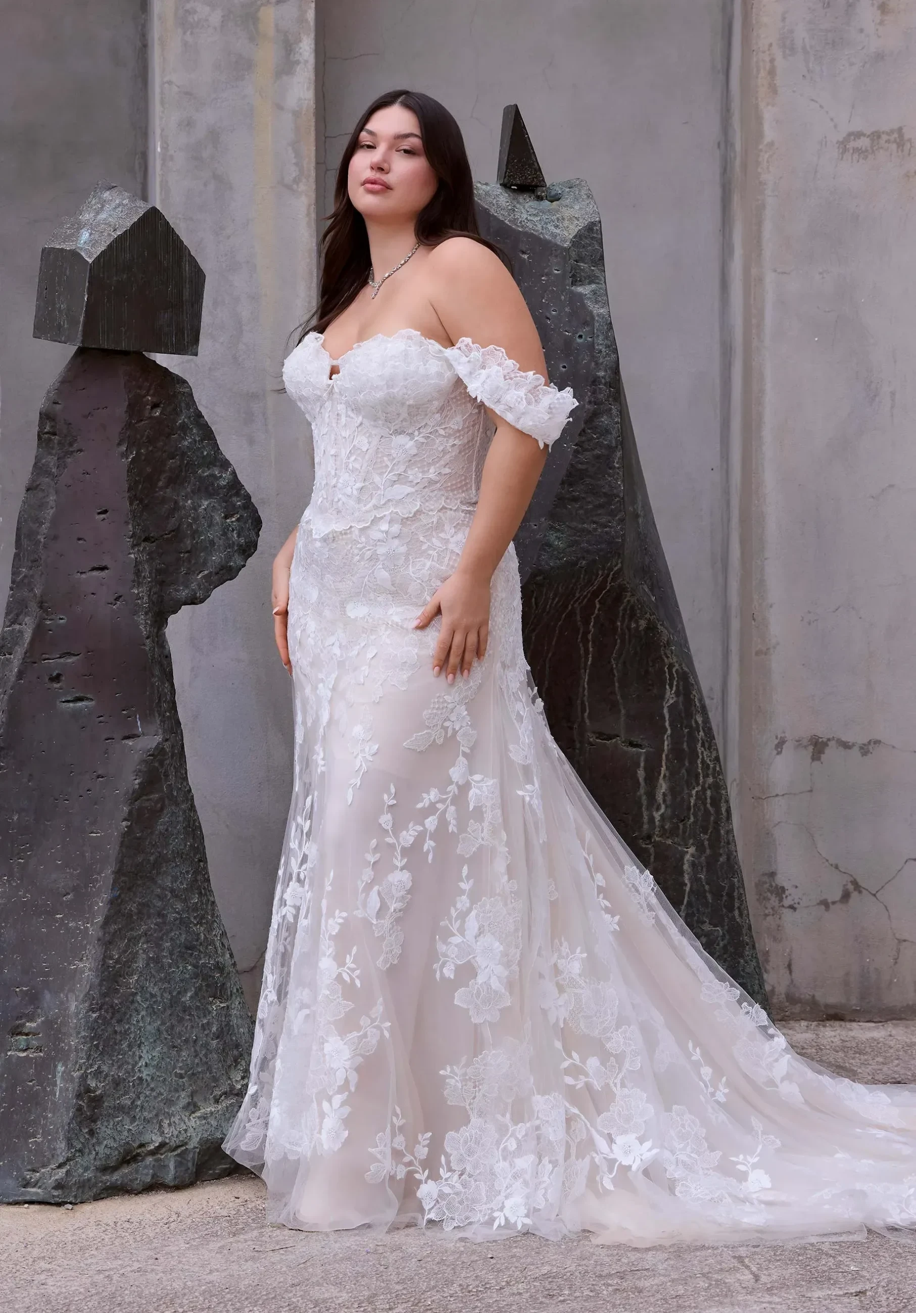 morilee plus size wedding gown