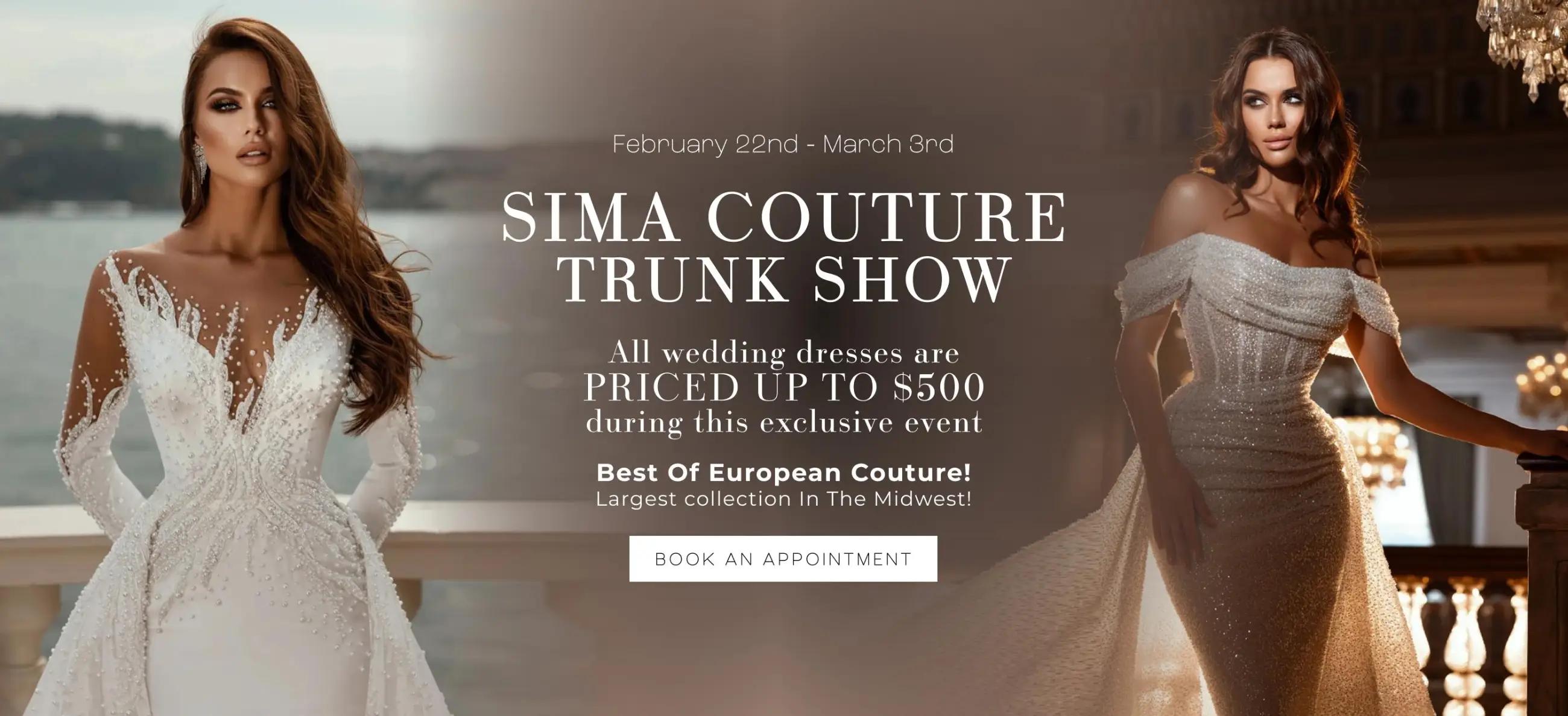 Desktop Sima Couture Trunk Show Banner