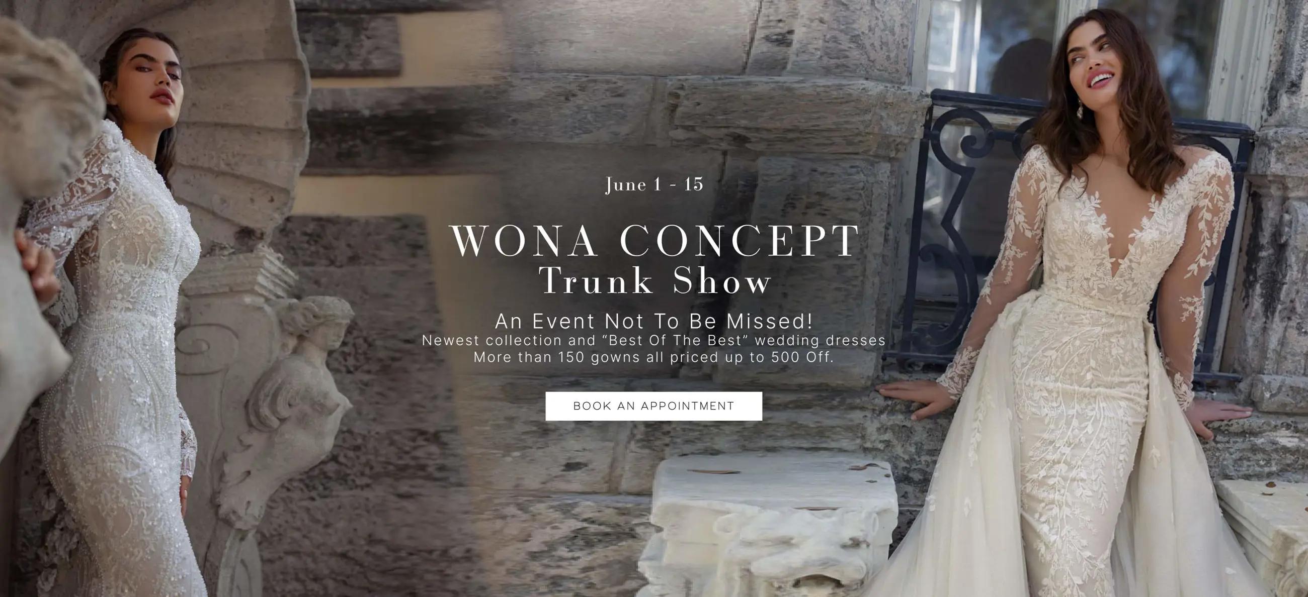 Wona Concept Trunk Show banner