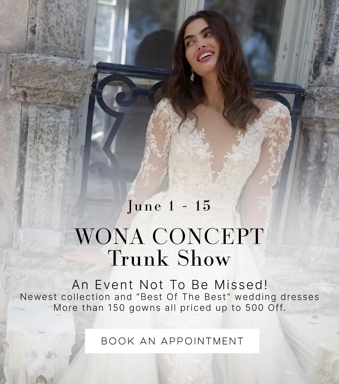Wona Concept Trunk Show banner