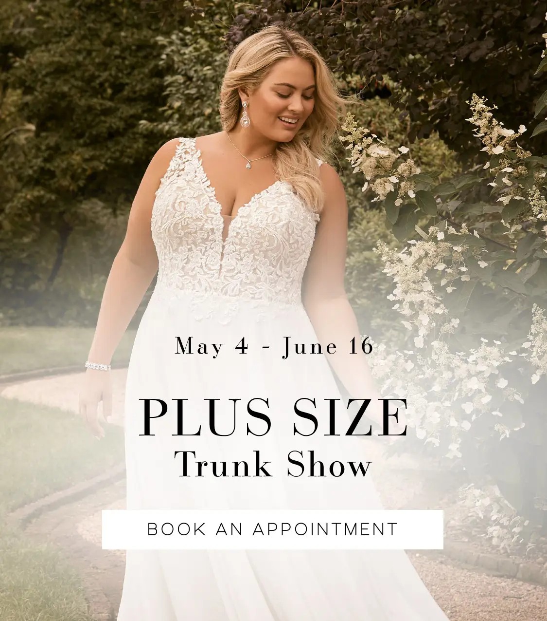 Plus Size Trunk Show Banner Mobile