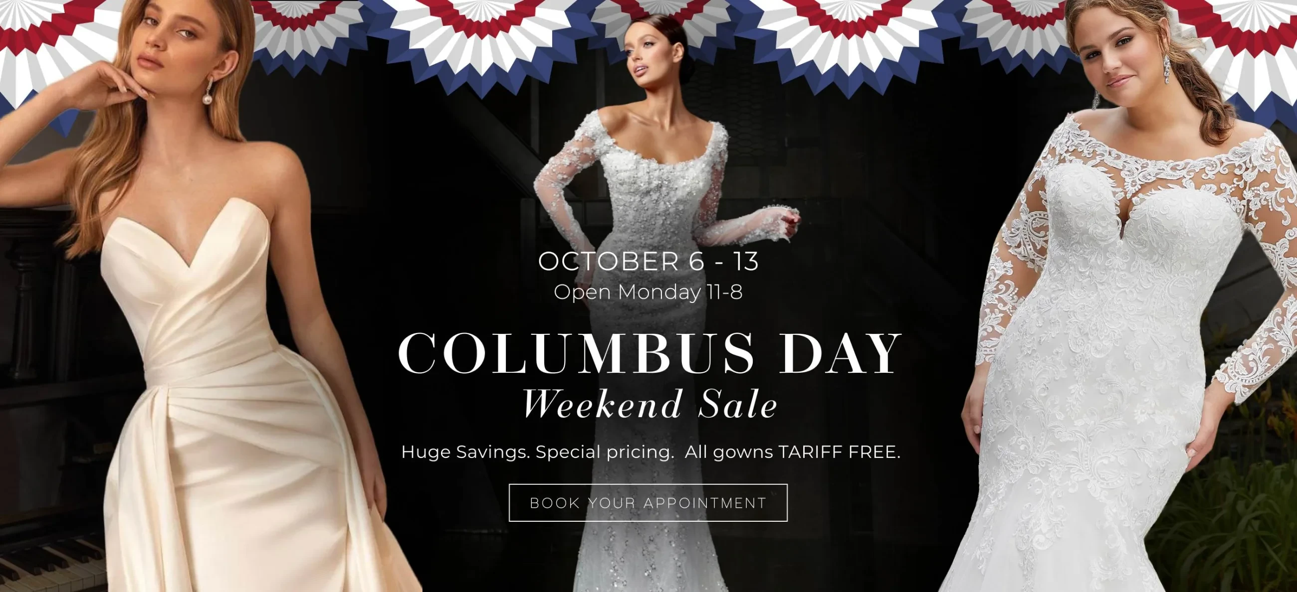columbus day 2025 banner