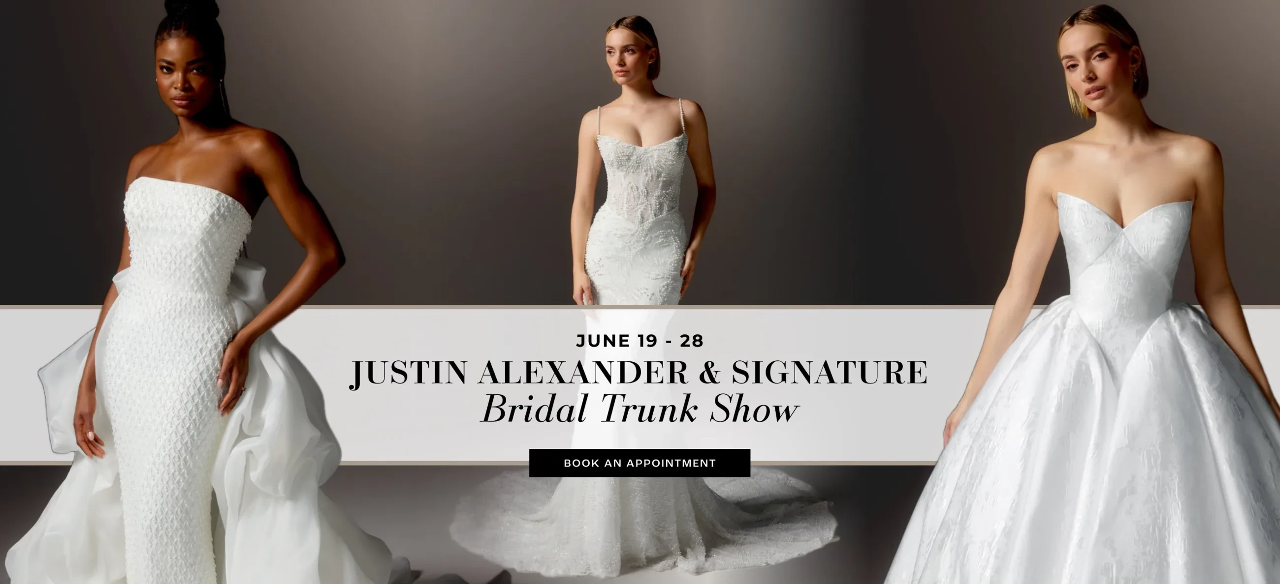 justin alexander & signature trunk show june 2026