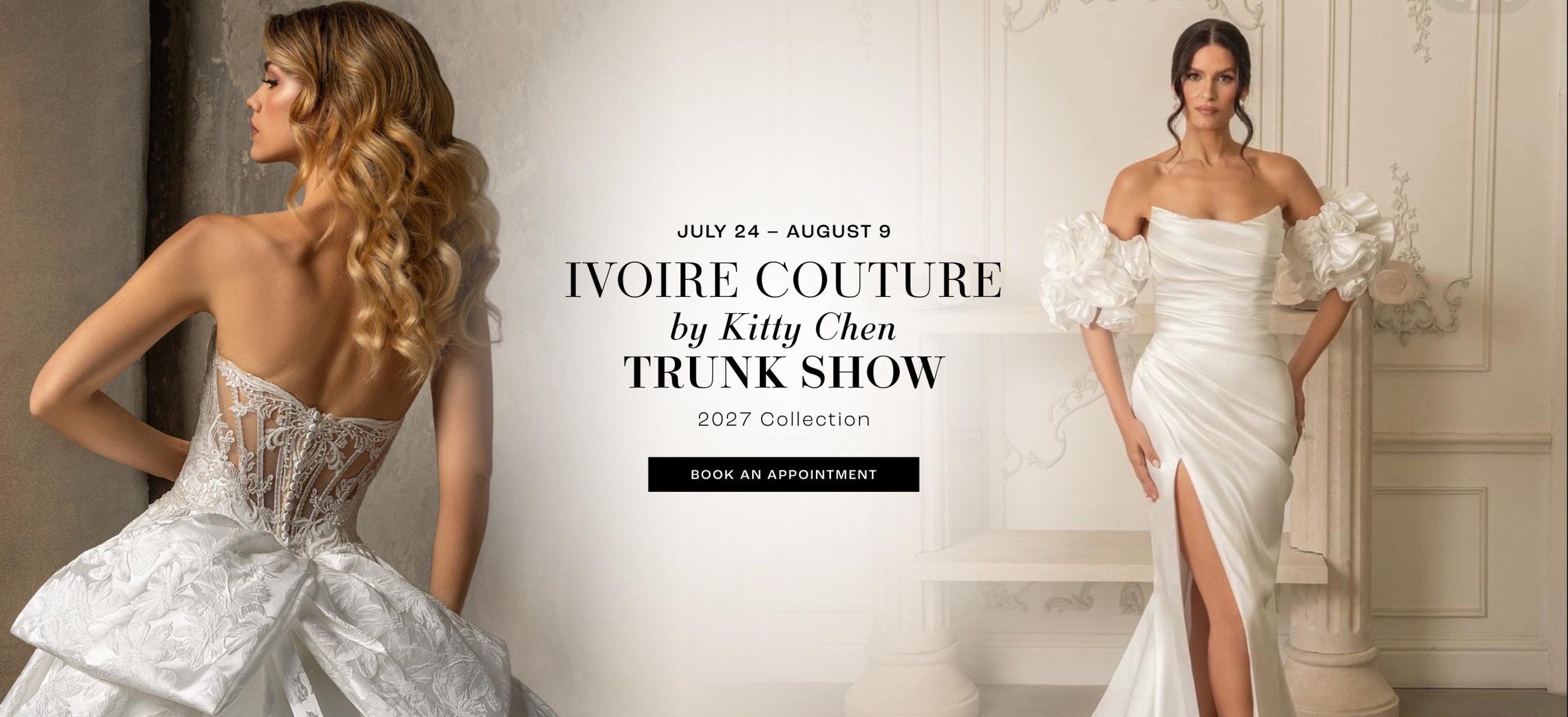 Ivoire couture by kitty chen trunk show 2026