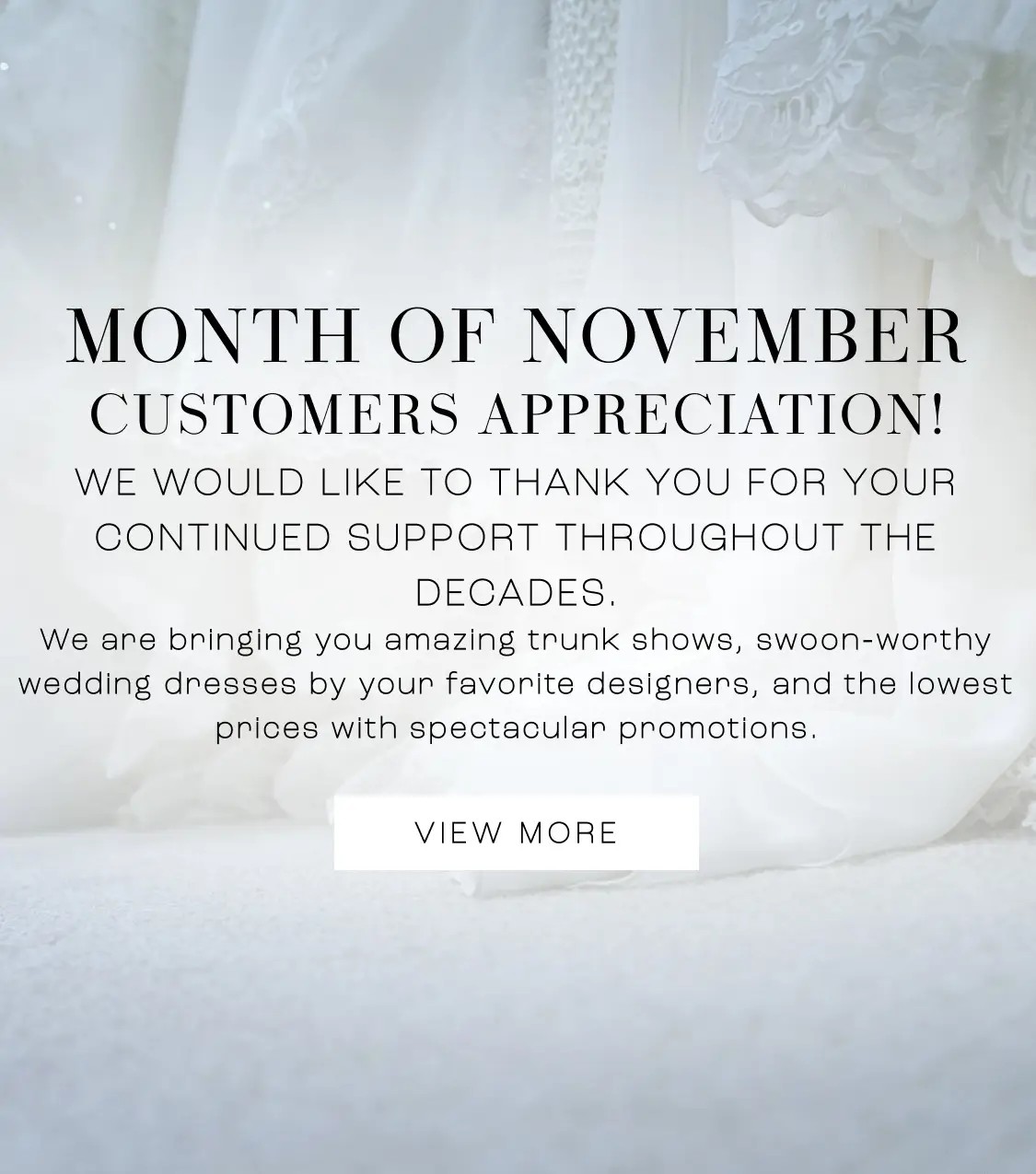 Month of November mobile banner